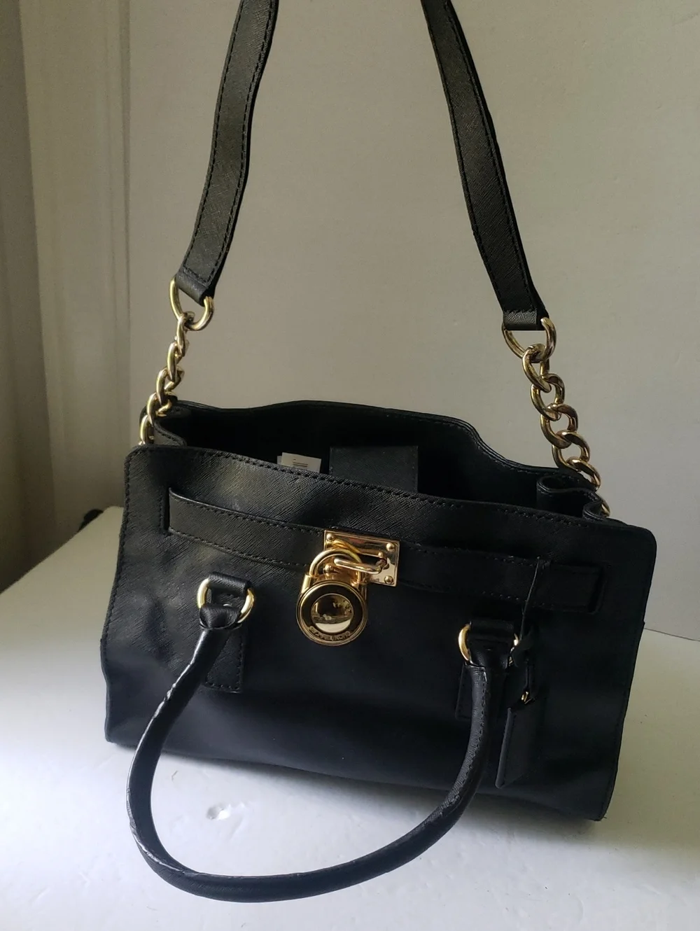 Michael Michael Kors Black Satchel Shoulder Bag